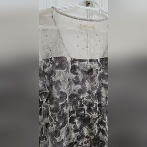 Urban Outfitters Sheer Patterned Blouse